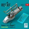 RESKIT RSU48-0421 Rafale (C, M) cockpit (Detailed edition) for HobbyBoss kit (3D printed) (1/48) 